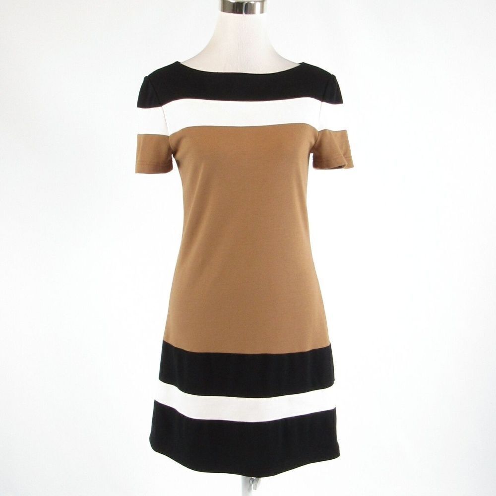 Brown SKIRTIN AROUND short sleeve dress 4